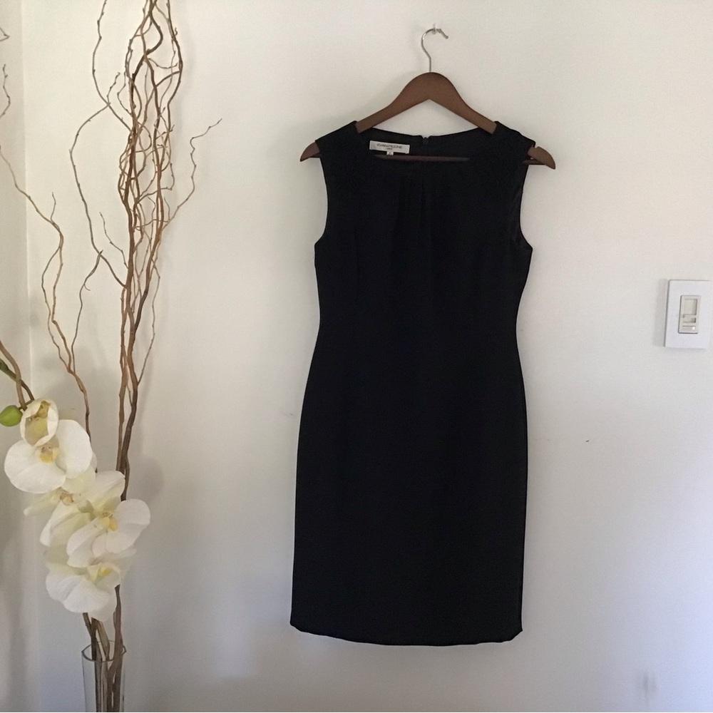 Ivan Picone, sleeveless black dress